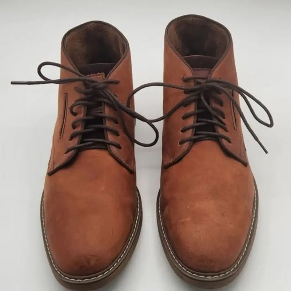 Arkbird Chukka Boots Men's Size 12 Brown Leather Oxford Ankle Lace Up Casual